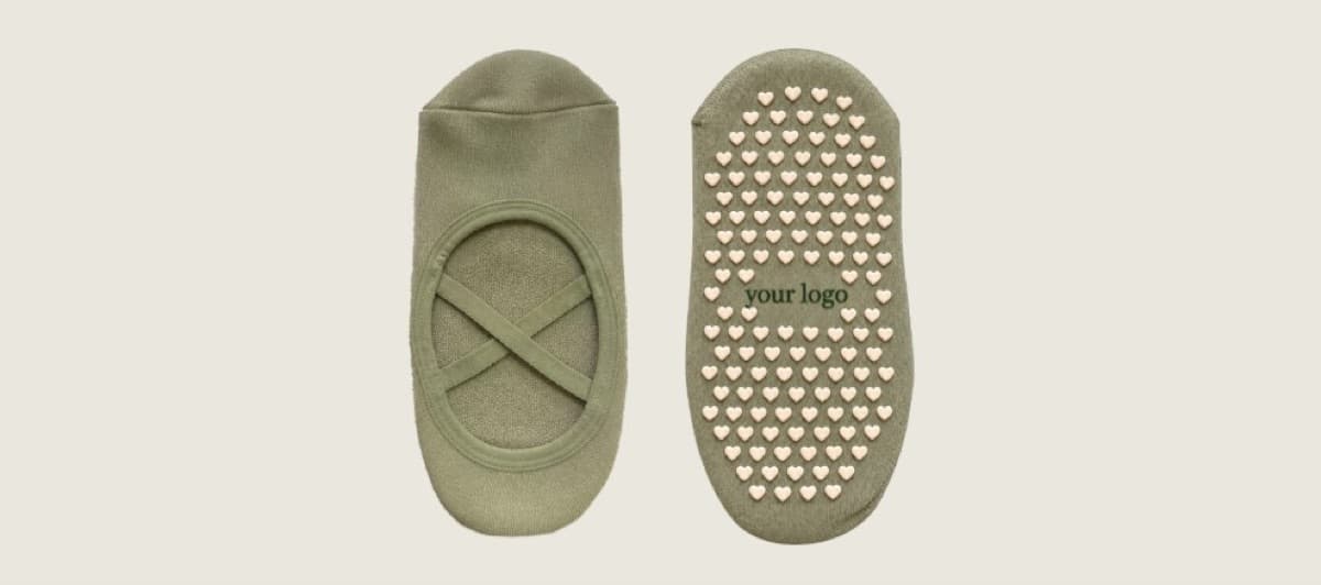 Ballerina, logo on the sole